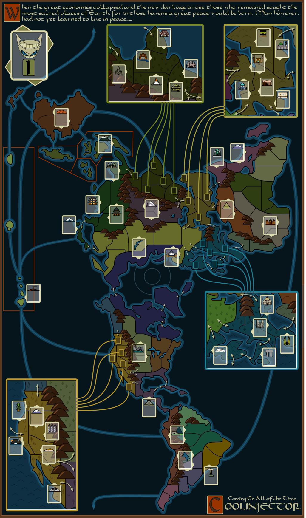 the map